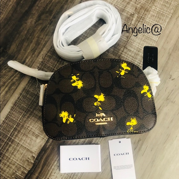 Coach X Peanuts Mini Serena Crossbody Woodstock